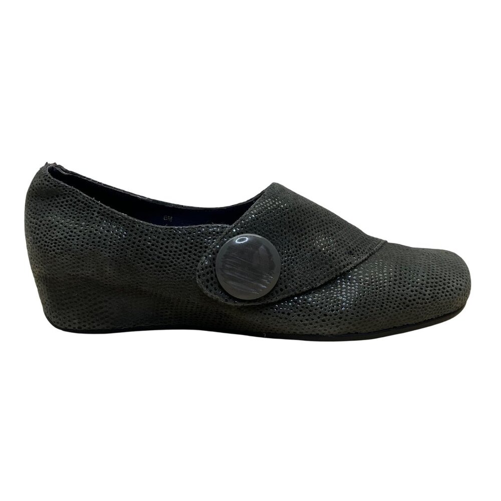 Vaneli Sport Women’s Grey Suede Slip-on Wedge Maxy Shoes Size 8M
